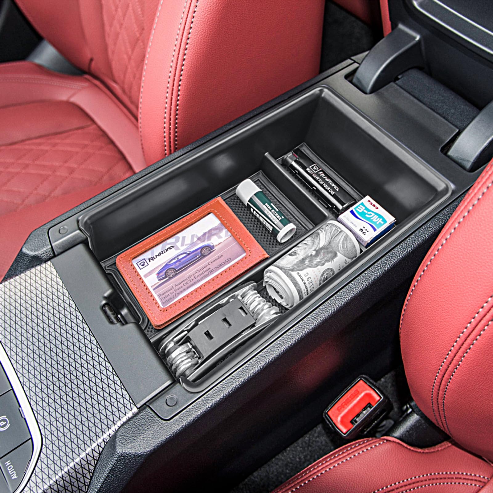 BMW センターコンソール Amazon | RUNROAD センターコンソールオーガナイザー BMW 3シリーズ